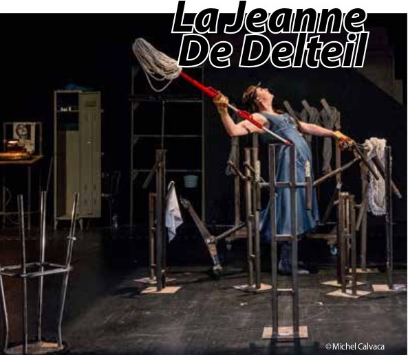 Visuel de La Jeanne de Delteil issu du programme du théâtre
